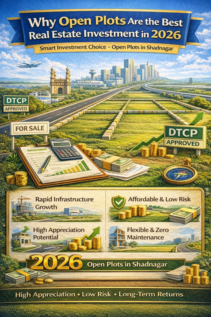 open plots in shadnagar