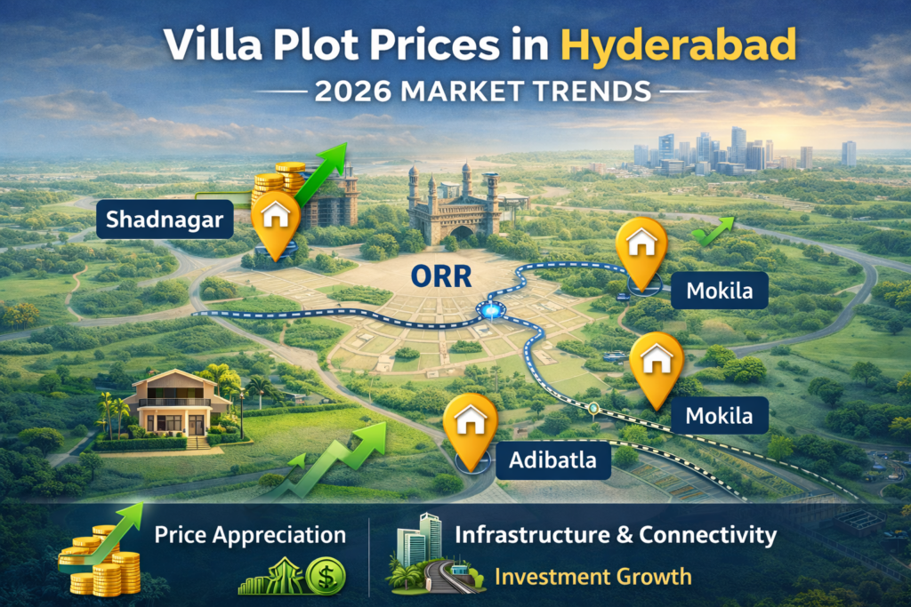 villa plot prices in hyderabad