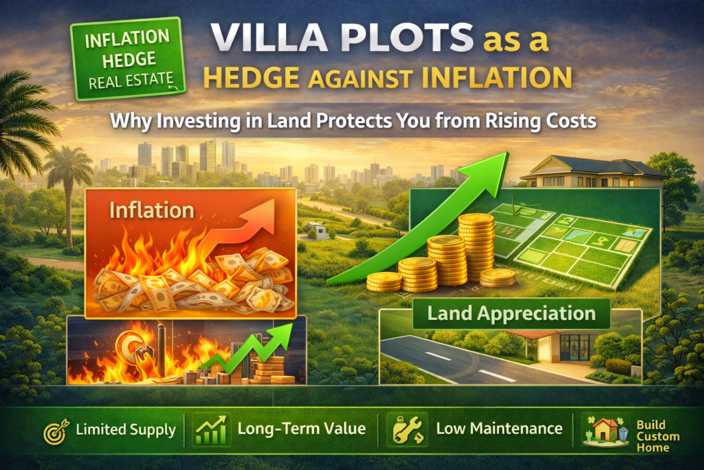 villa plots as a hedge against inflation